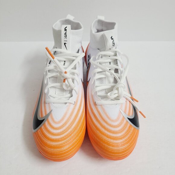 NEW Nike Air Zoom Vapor Pro 1 TB Football Cleats HM8850-103 Size 9 White Orange main image 6